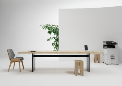 Inspiracja minimalistycznym wnetrzem ze stolem Natt